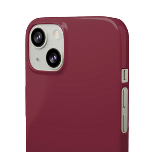 Claret Red iPhone Case (Slim) Phone Case