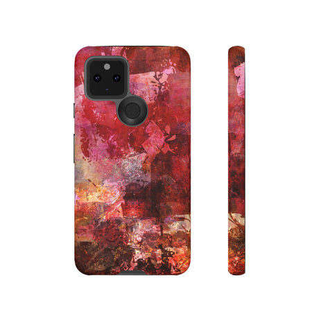 Red Grunge Android Case (Protective) Google Pixel 5 5G Matte Phone Case