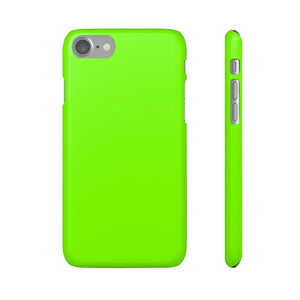 Chartreuse iPhone Case (Slim) iPhone 7 Glossy Phone Case