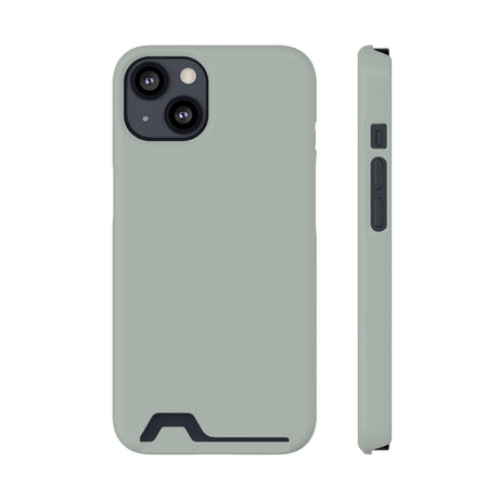 Ash Grey iPhone Case (Card) iPhone 13 Glossy With gift packaging Phone Case