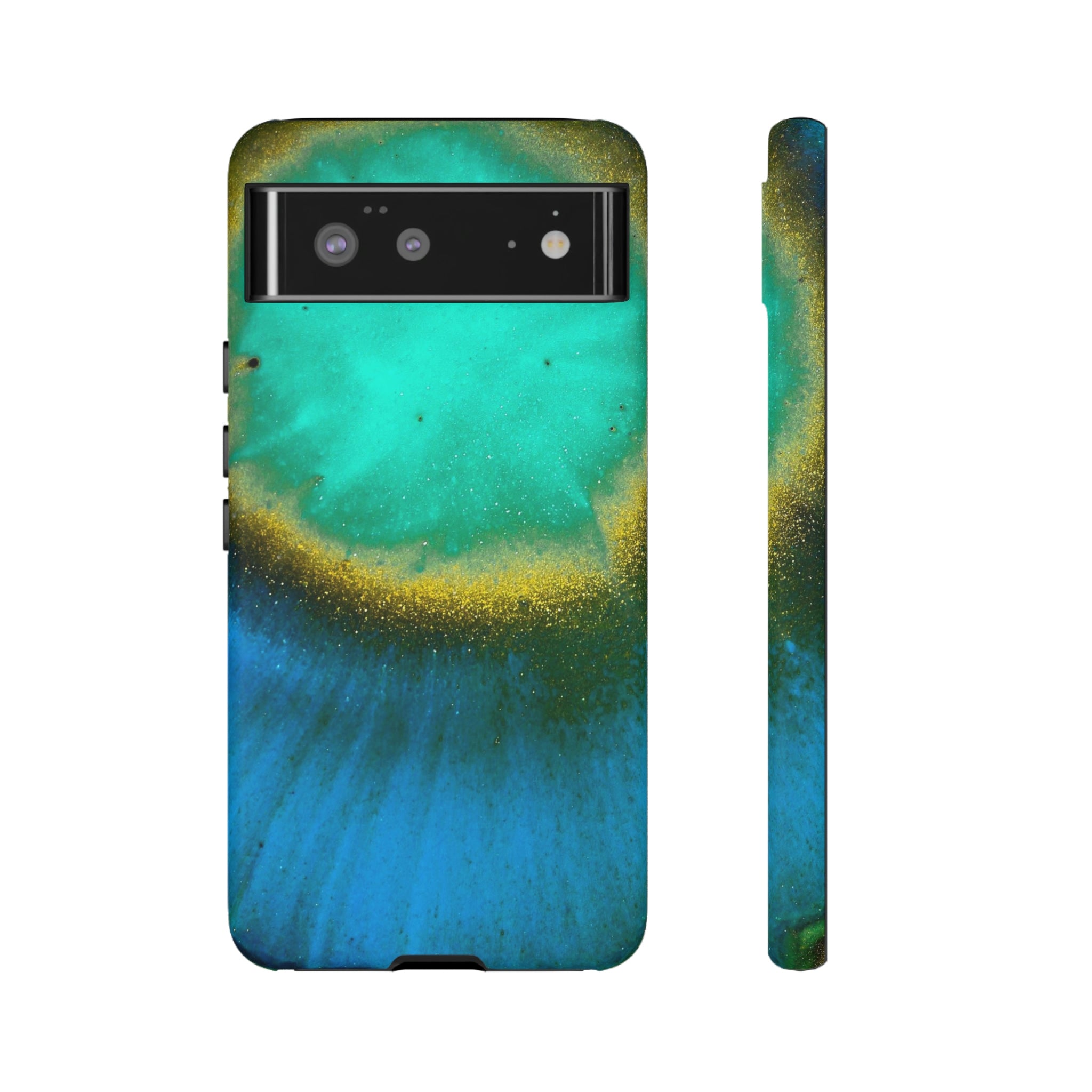 Green Yelly Ink Art Android Case (Protective) Google Pixel 6 Matte Phone Case