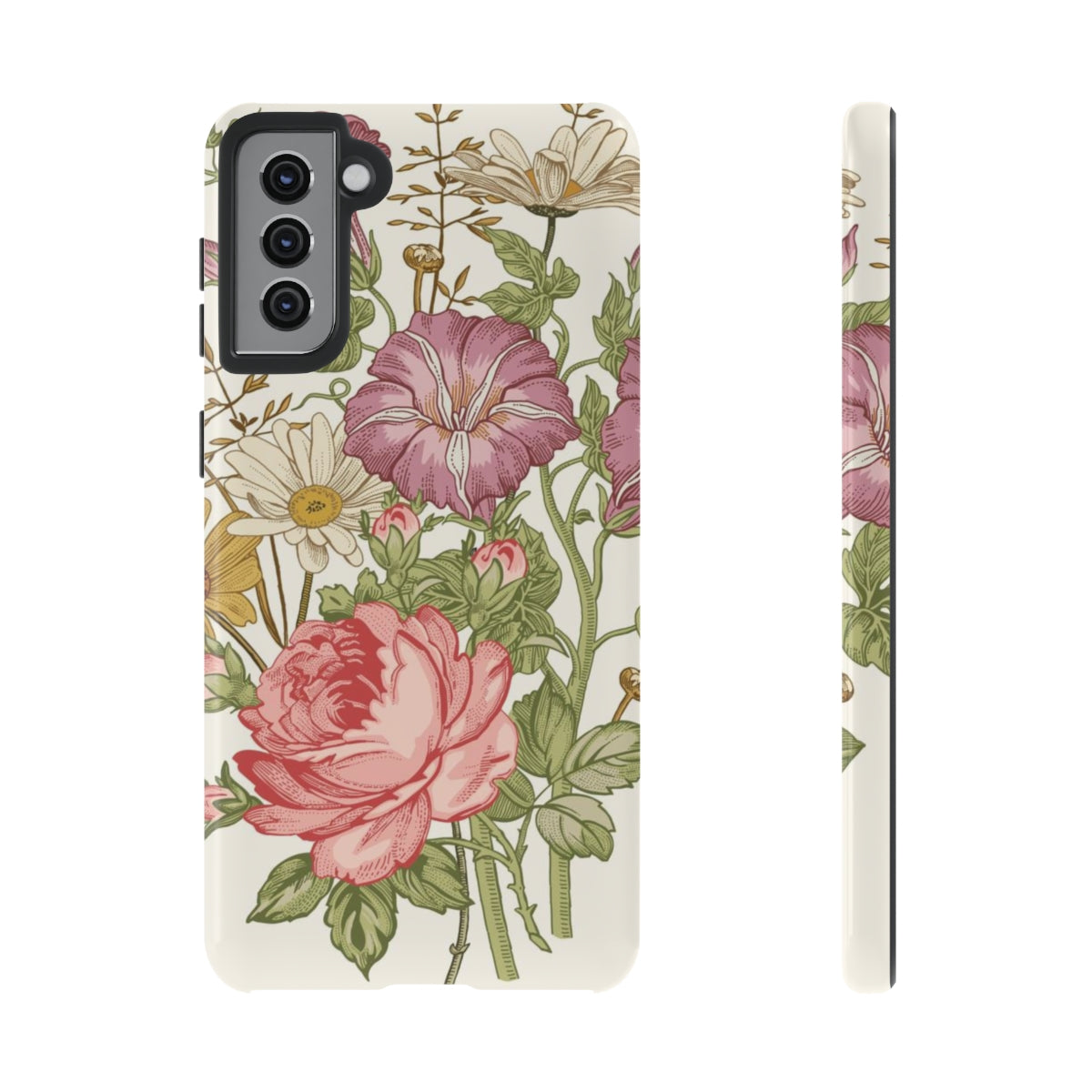 Bouquet Rose Vintage Flower Samsung Case (Protective) Samsung Galaxy S21 Plus Glossy Phone Case