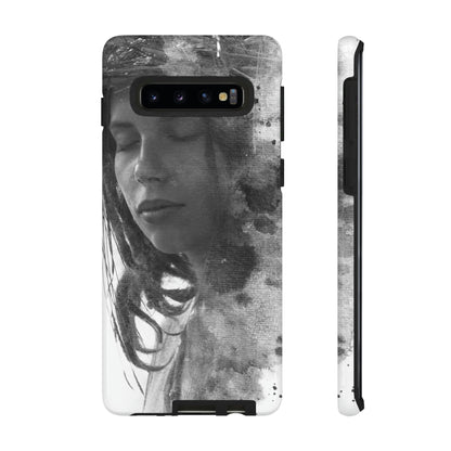 Portrait Lady Android Case (Protective) Samsung Galaxy S10 Glossy Phone Case