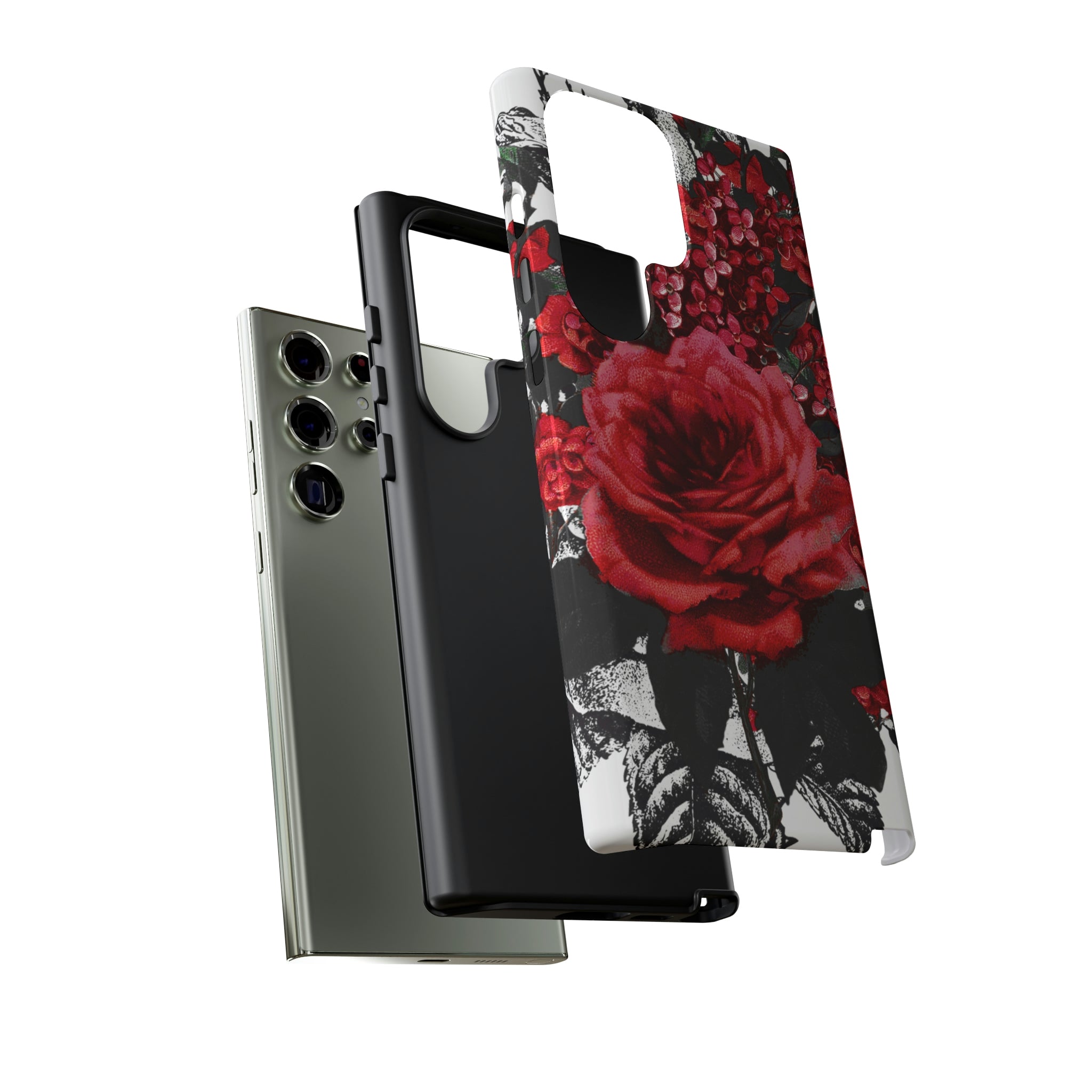 Rola Gothic Flower Samsung Case (Protective) Phone Case