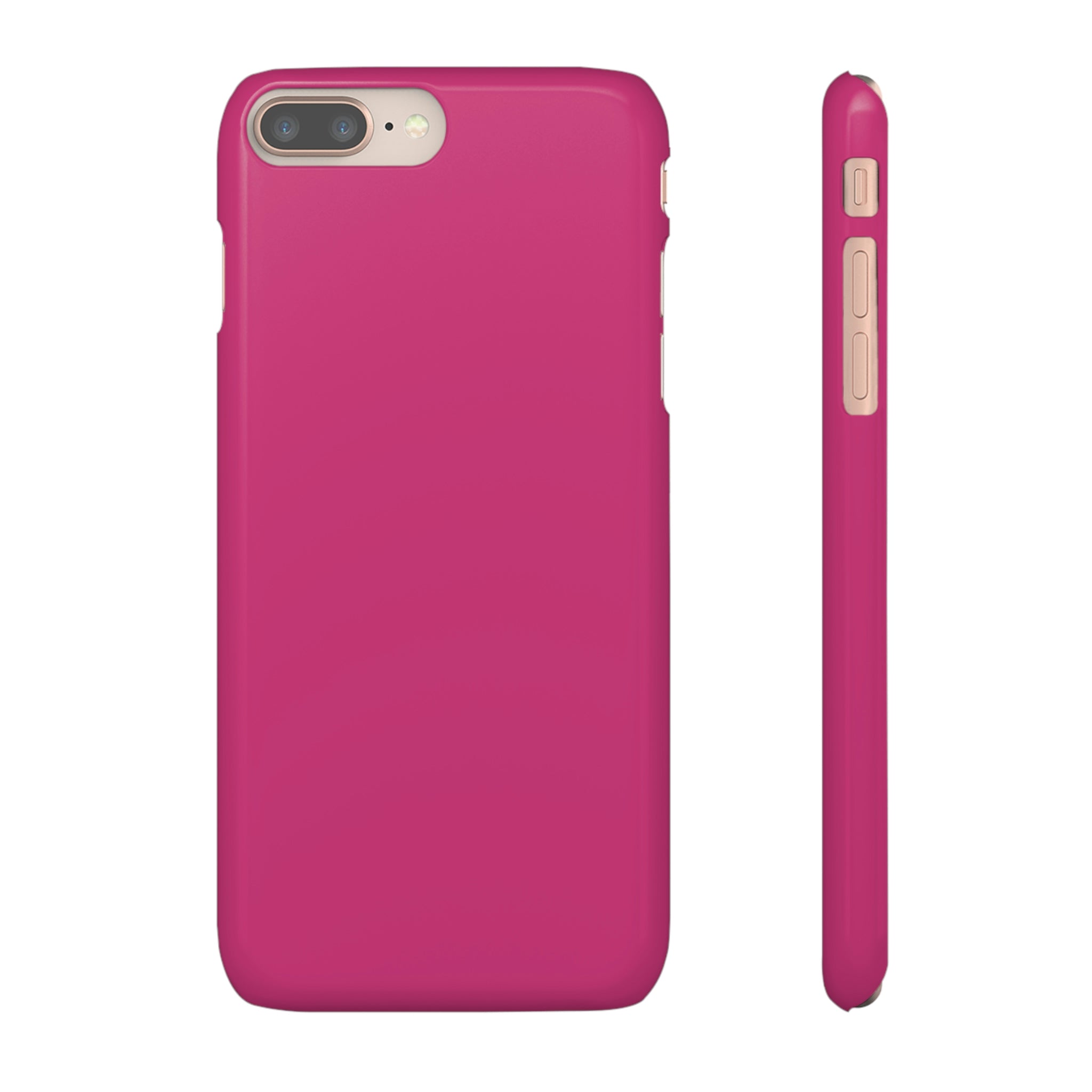 Fuchsia Purple iPhone Case (Slim) iPhone 8 Plus Glossy Phone Case