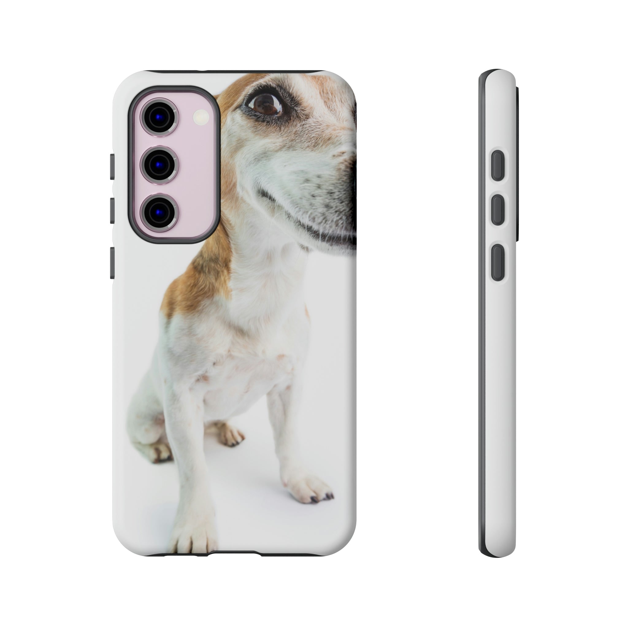 Funny Smiling Dog Android Case (Protective) Samsung Galaxy S23 Plus Matte Phone Case