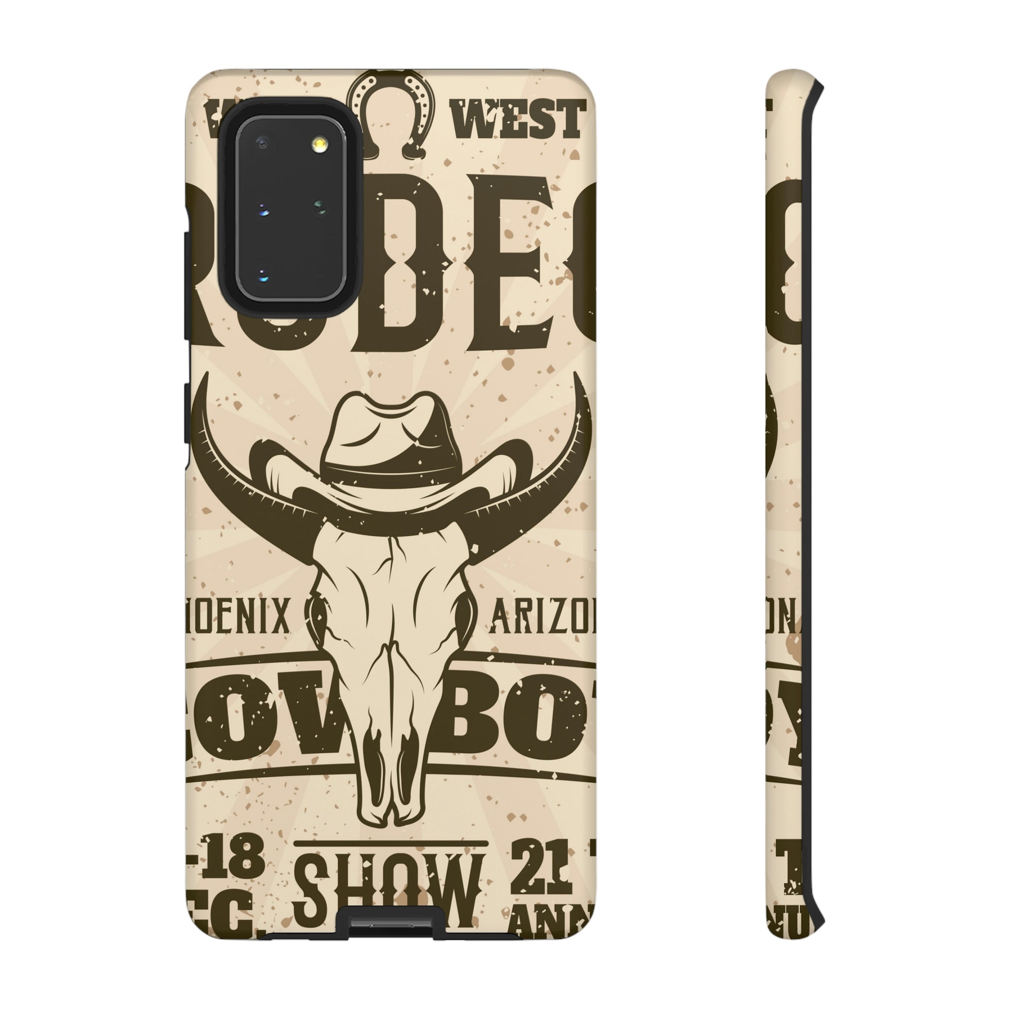 Rodeo Poster Android Case (Protective) Samsung Galaxy S20+ Matte Phone Case