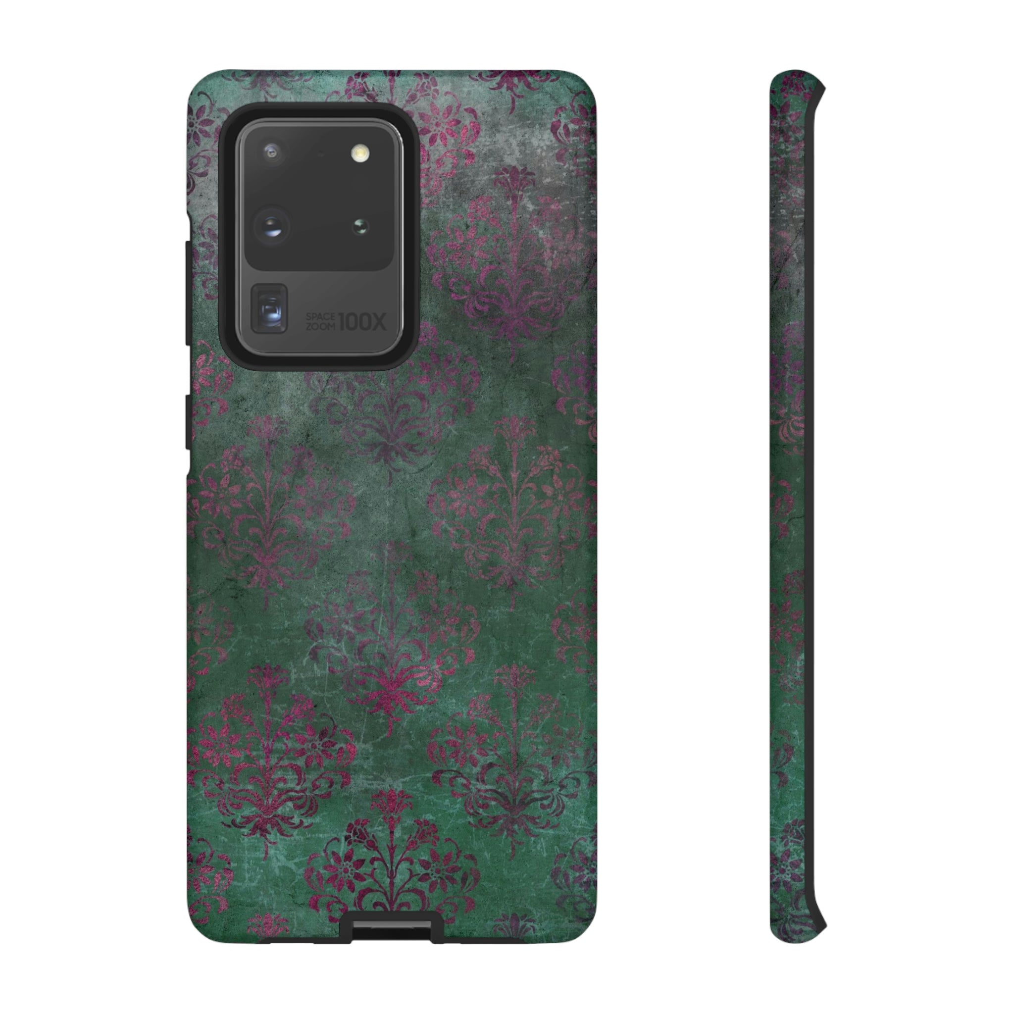 Damask Gothic Flower Samsung Case (Protective) Samsung Galaxy S20 Ultra Matte Phone Case