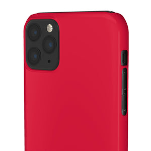 Crimson Red iPhone Case (Slim) Phone Case