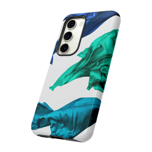 Blue Velvet Fabric Android Case (Protective) Phone Case