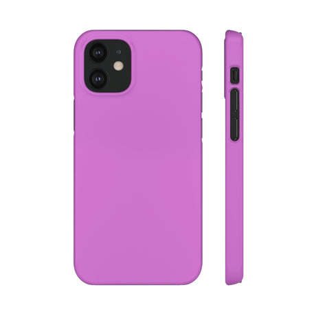 French Mauve iPhone Case (Slim) iPhone 12 Mini Glossy Phone Case