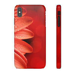 Red Spring Flower Samsung/iPhone (Slim) Phone Case