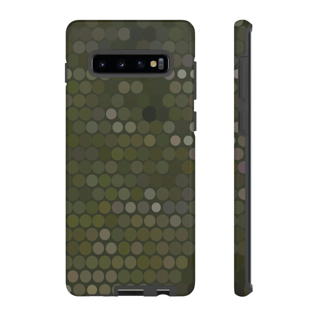 Military Dot Camo Phone case Samsung Galaxy S10 Plus Glossy Phone Case