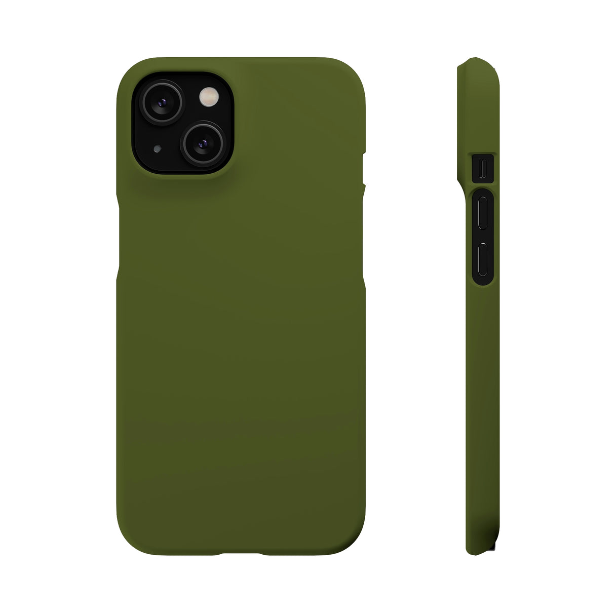 Army Green iPhone Case (Slim) iPhone 14 Matte Phone Case