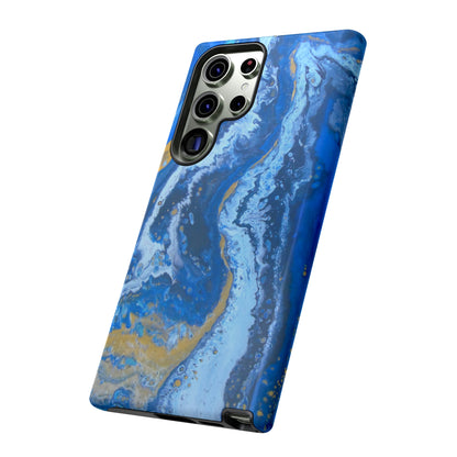 Acrylic Blue Gold Android Case (Protective) Phone Case