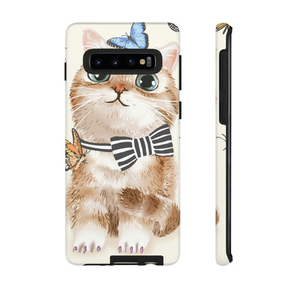 Petit Cute Cat Android Case (Protective) Samsung Galaxy S10 Glossy Phone Case