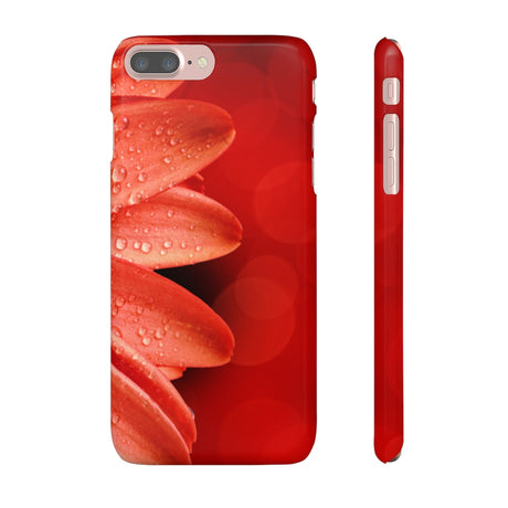 Red Spring Flower Samsung/iPhone (Slim) Phone Case