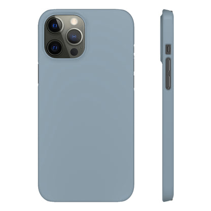 Cadet Grey iPhone Case (Slim) iPhone 12 Pro Max Glossy Phone Case