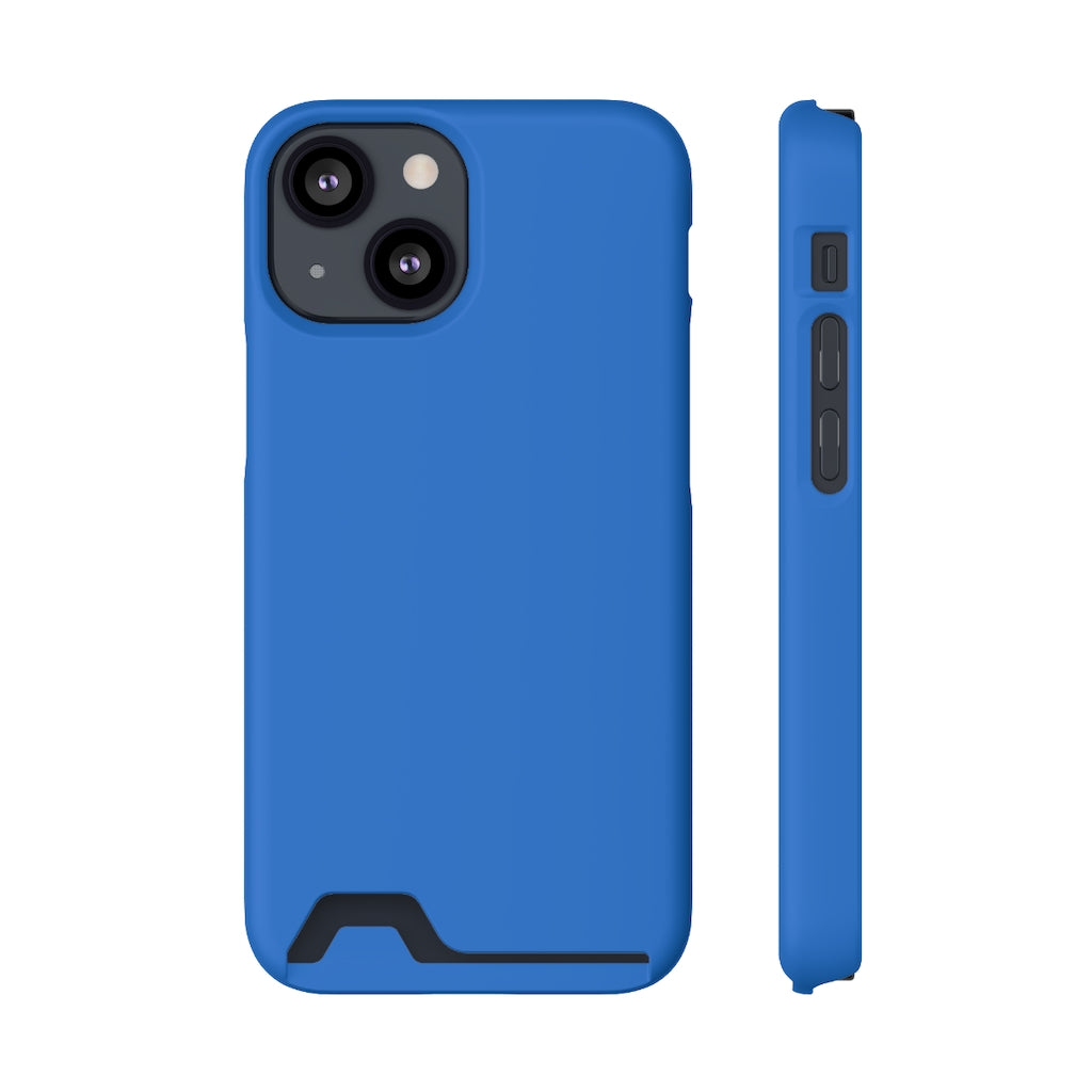 Bright Navy Blue iPhone Case (Card) iPhone 13 Mini Matte Without gift packaging Phone Case