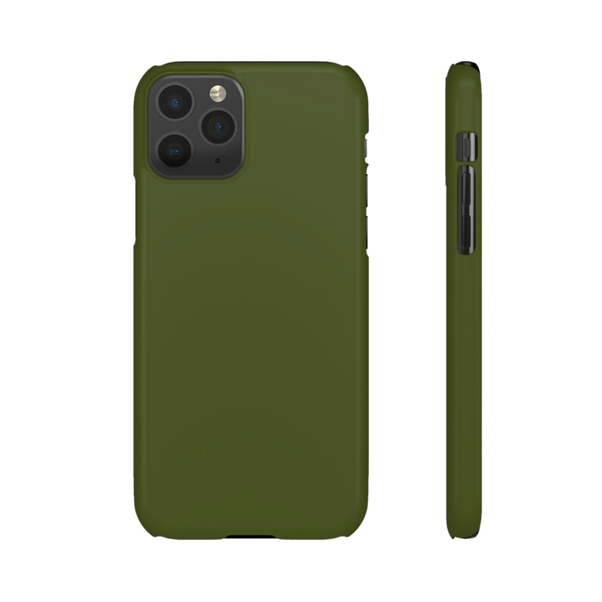 Army Green iPhone Case (Slim) iPhone 11 Pro Glossy Phone Case