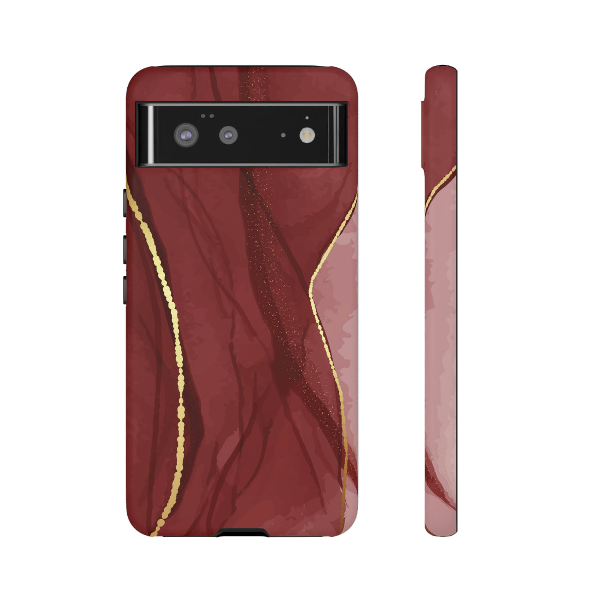 Dark Red Android Case (Protective) Google Pixel 6 Matte Phone Case