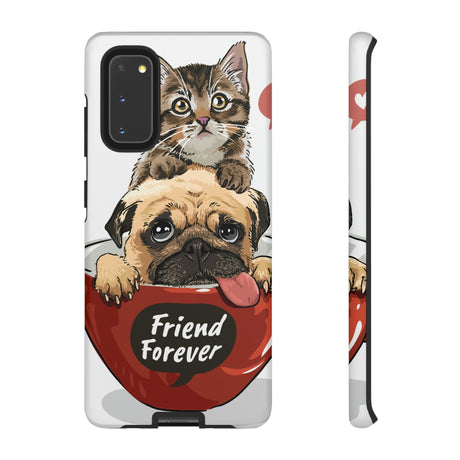 Pug n Kitten Android Case (Protective) Samsung Galaxy S20 Matte Phone Case