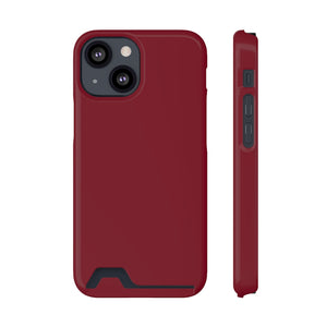 Burgundy iPhone Case (Card) iPhone 13 Mini Glossy Without gift packaging Phone Case