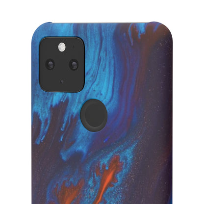 Orange Flame Ink Art Android Case (Slim) Phone Case