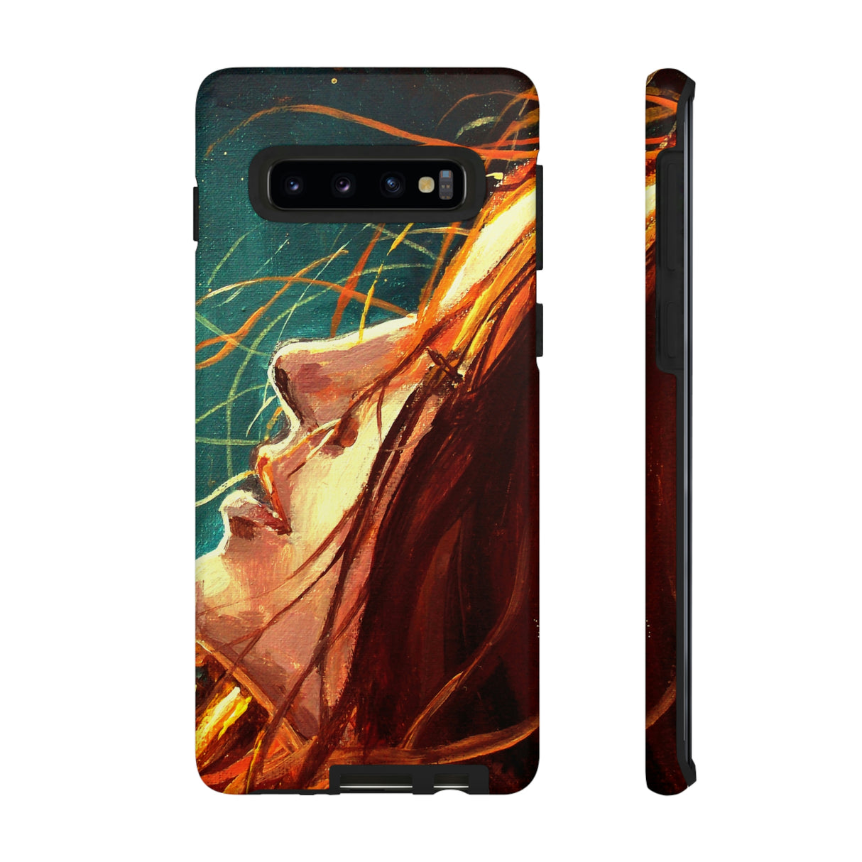 Girl at Night Android Case (Protective) Samsung Galaxy S10 Matte Phone Case