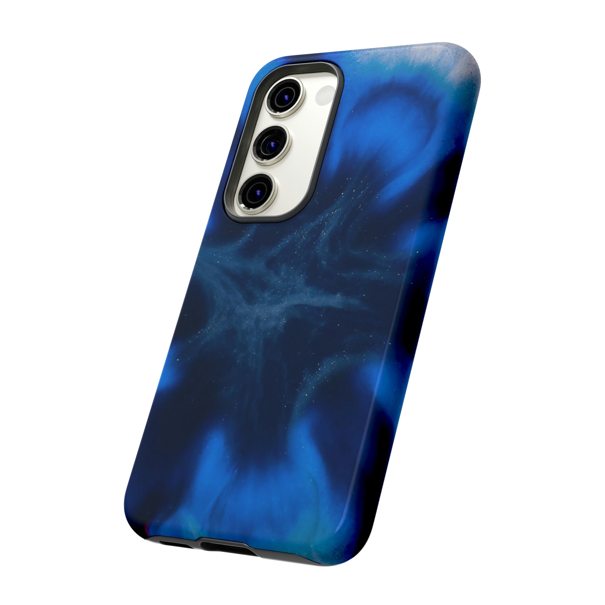 Blue Star Marble Ink Art Android Case (Protective) Phone Case