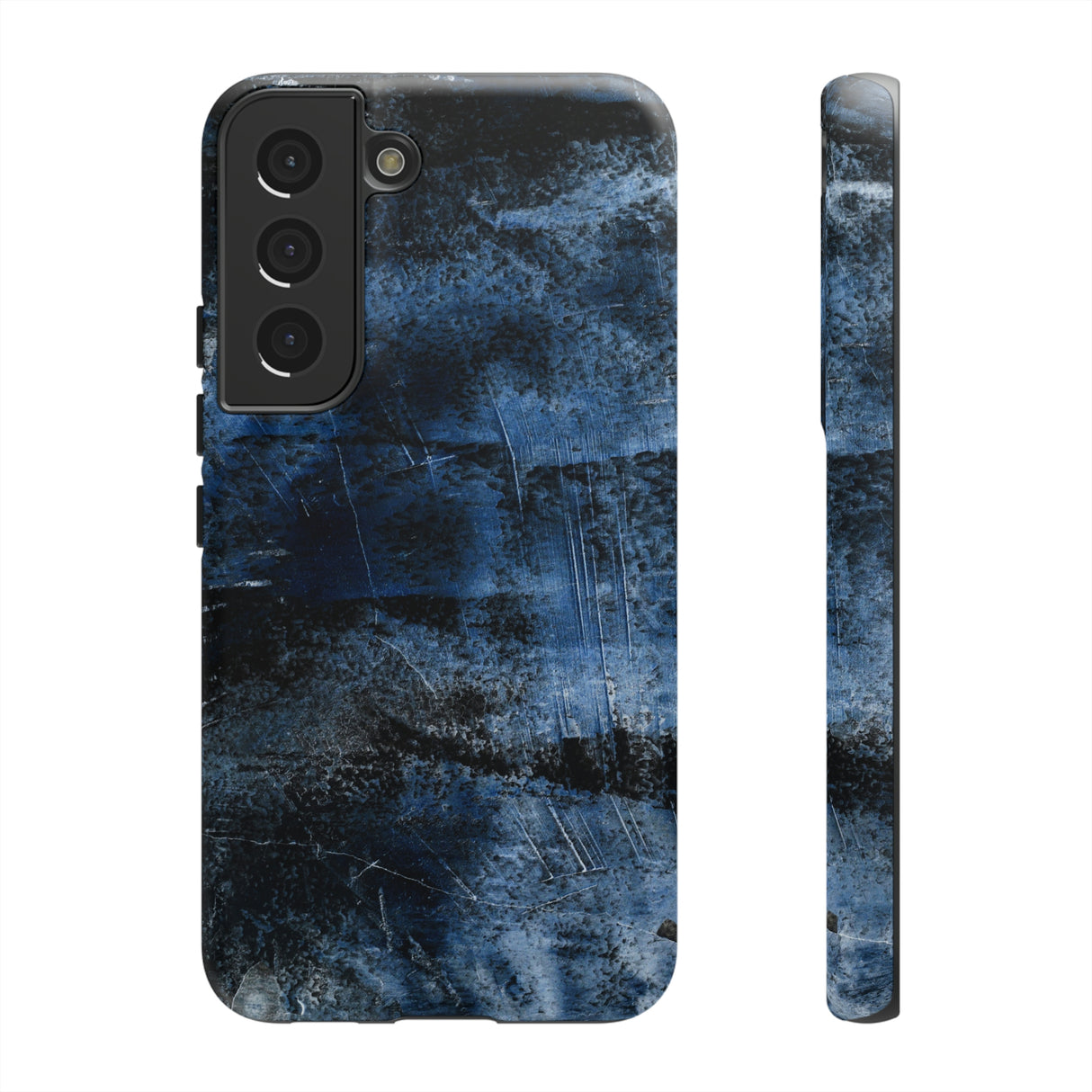 Blue StoneWall Android Case (Protective) Samsung Galaxy S22 Matte Phone Case