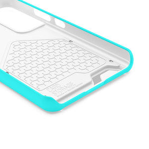 Cyan Samsung Case (Card) Phone Case