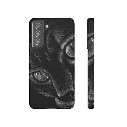 Pencil Drawing Cat Android Case (Protective) Samsung Galaxy S21 FE Matte Phone Case