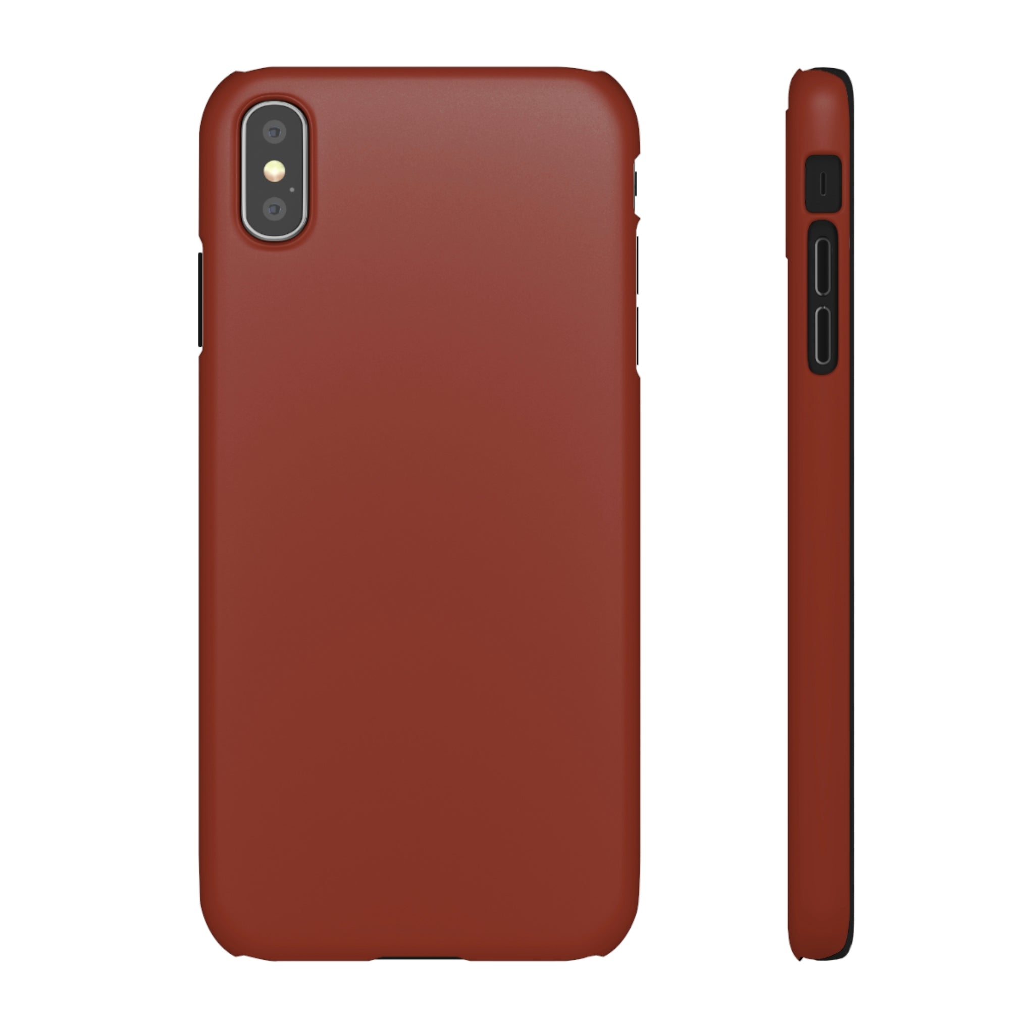 Burnt Umber iPhone Case (Slim) iPhone XS MAX Matte Phone Case