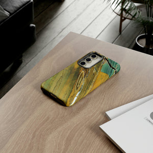 Cracked Yellow Android Case (Protective) Phone Case