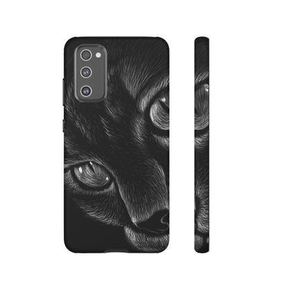 Pencil Drawing Cat Android Case (Protective) Samsung Galaxy S20 FE Matte Phone Case