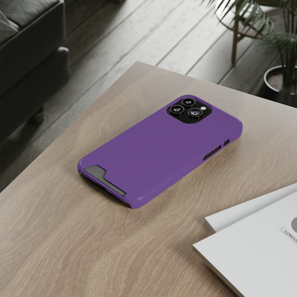 Dark Lavender iPhone Case (Card) Phone Case