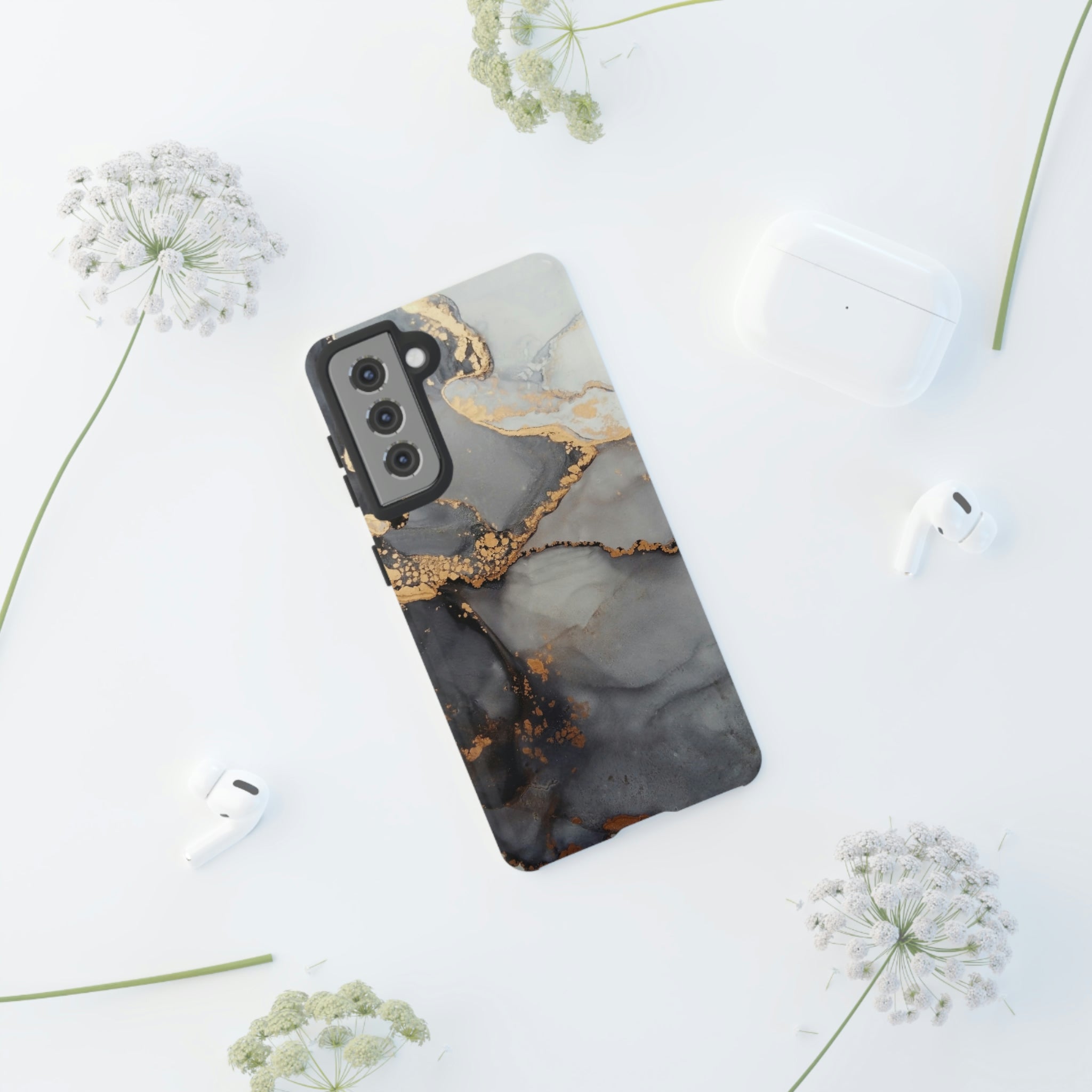 Grey Marble Android Case (Protective) Phone Case