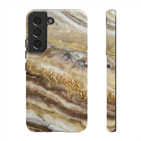 Gold Epoxy Android Case (Protective) Samsung Galaxy S22 Matte Phone Case