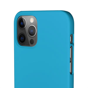 Bright Cerulean iPhone Case (Slim) Phone Case