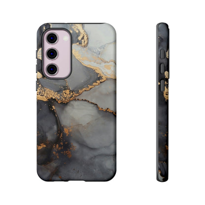 Grey Marble Android Case (Protective) Samsung Galaxy S23 Plus Matte Phone Case