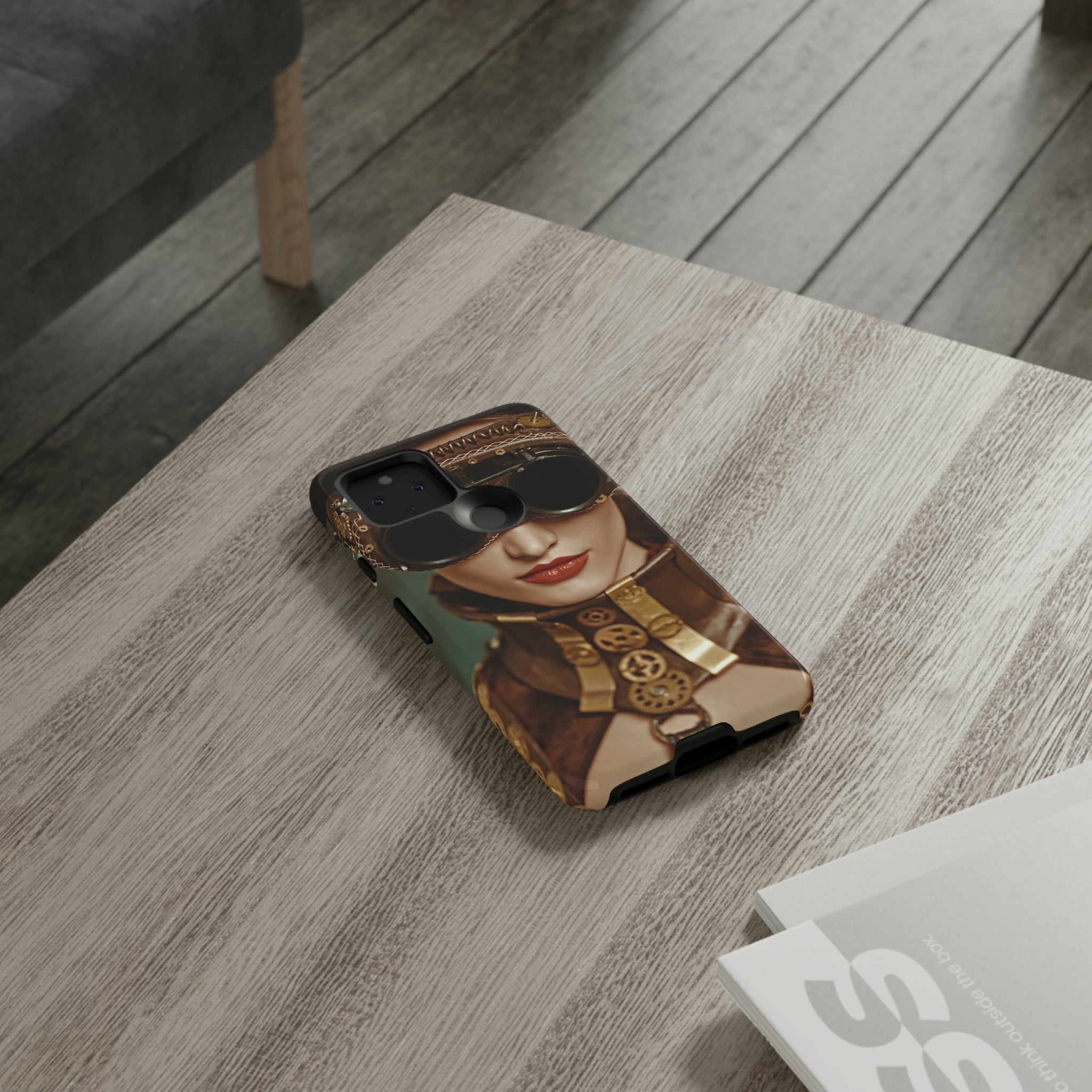 Steampunk Lady Android Case (Protective) Phone Case