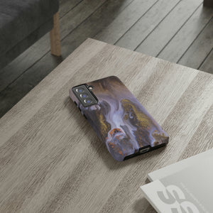 Purple Gold Ink Art Android Case (Protective) Phone Case