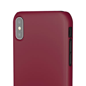 Claret Red iPhone Case (Slim) Phone Case