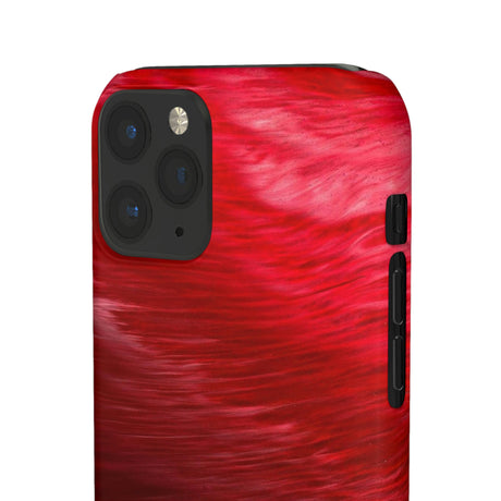 Red Feather Ink Art iPhone Case (Slim) Phone Case