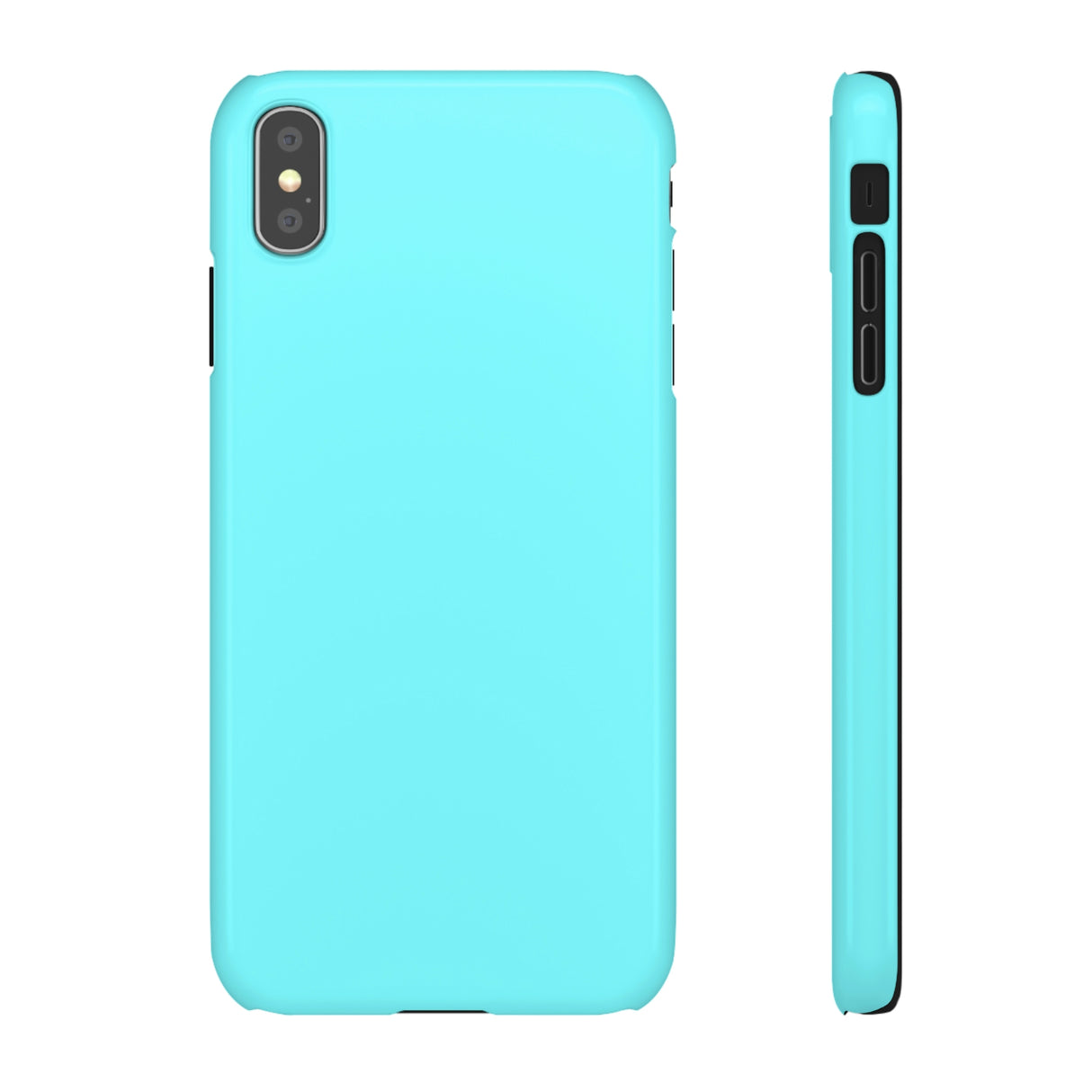 Electric Blue iPhone Case (Slim) iPhone XS MAX Glossy Phone Case