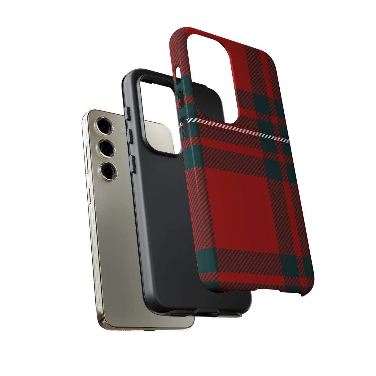 Plaid Pattern Red Android Case (Protective) Phone Case