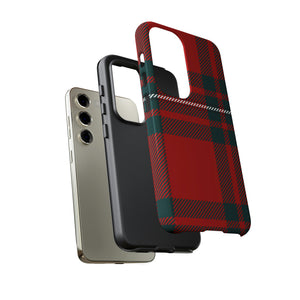 Plaid Pattern Red Android Case (Protective) Phone Case