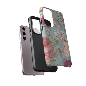 Hibiscus Vintage Flower Samsung Case (Protective) Phone Case