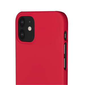 Crimson Red iPhone Case (Slim) Phone Case